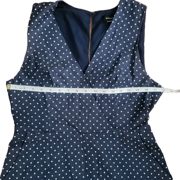 BCBG Maxazria Polka Dot Romper Size 10 - Picture 6 of 7